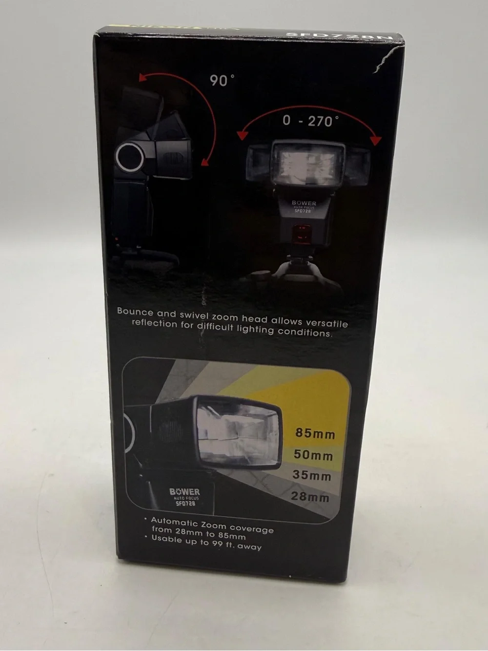 Bower SFD728N Digital Auto Focus Flash for Nikon i-TTL Brand New Open Box